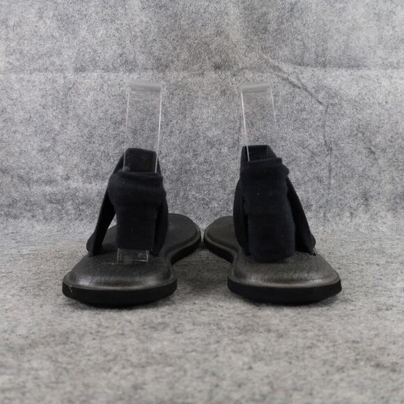 Sanuk Shoes Womens 7 Sandal Yoga Sling Comfort Active Flats Active Black Pull On - Picture 7 of 14